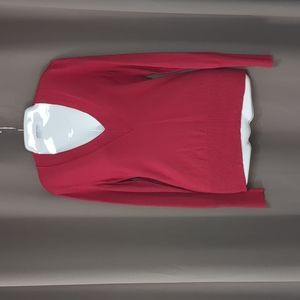 Red Banana Republic V Neck Pull-Over Sweater Sz SM